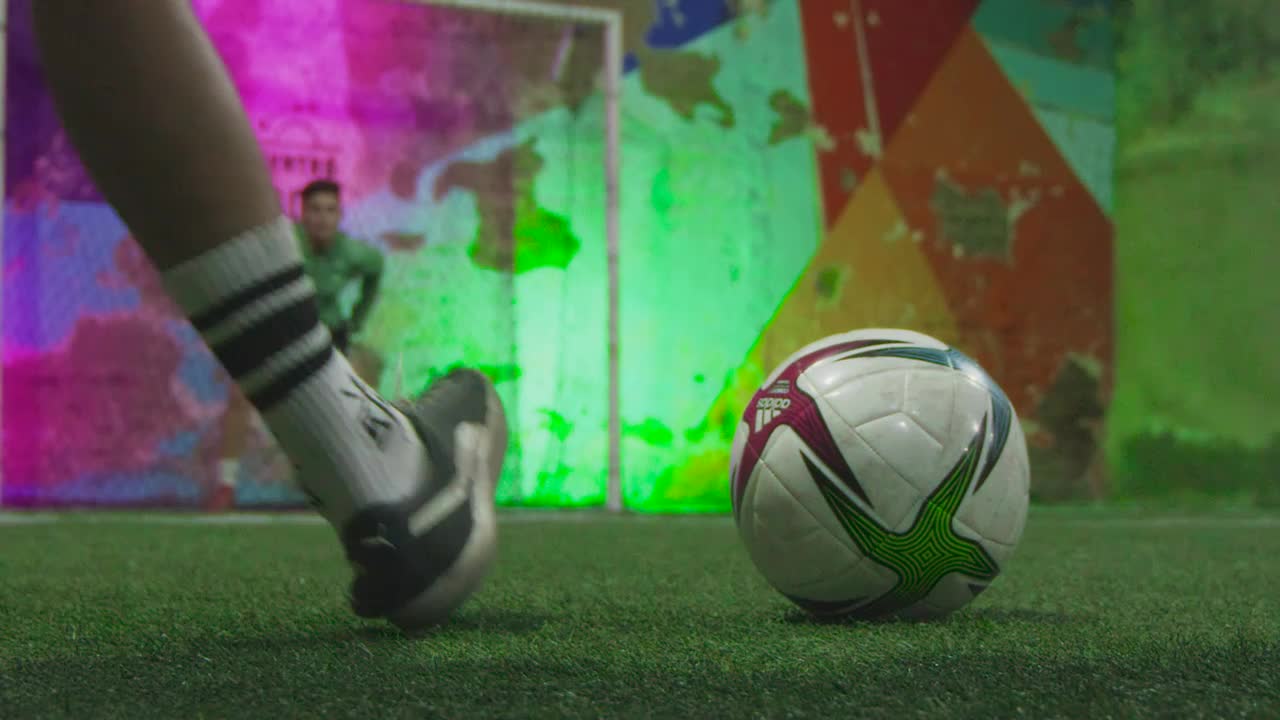 Stock Video Kick Of A Penalty Saved By A Goalkeeper Animated Wallpaper - Free Download