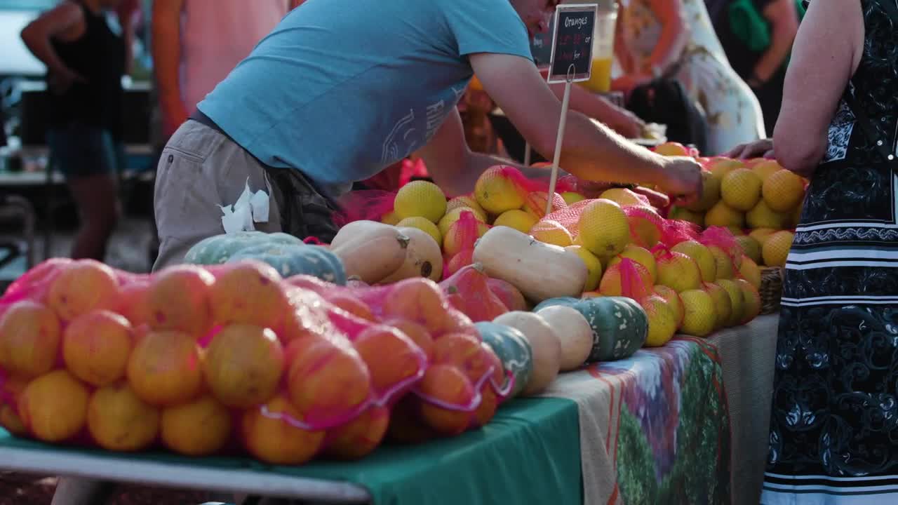 Free Video Stock Slow Motion Video Of A Fruit And Veggie Stand Live Wallpaper - Free Download