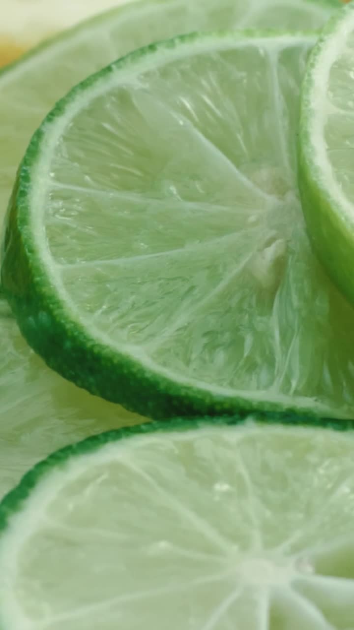 Stock Video Overlapping Lemon Slices Live Wallpaper - Free Download
