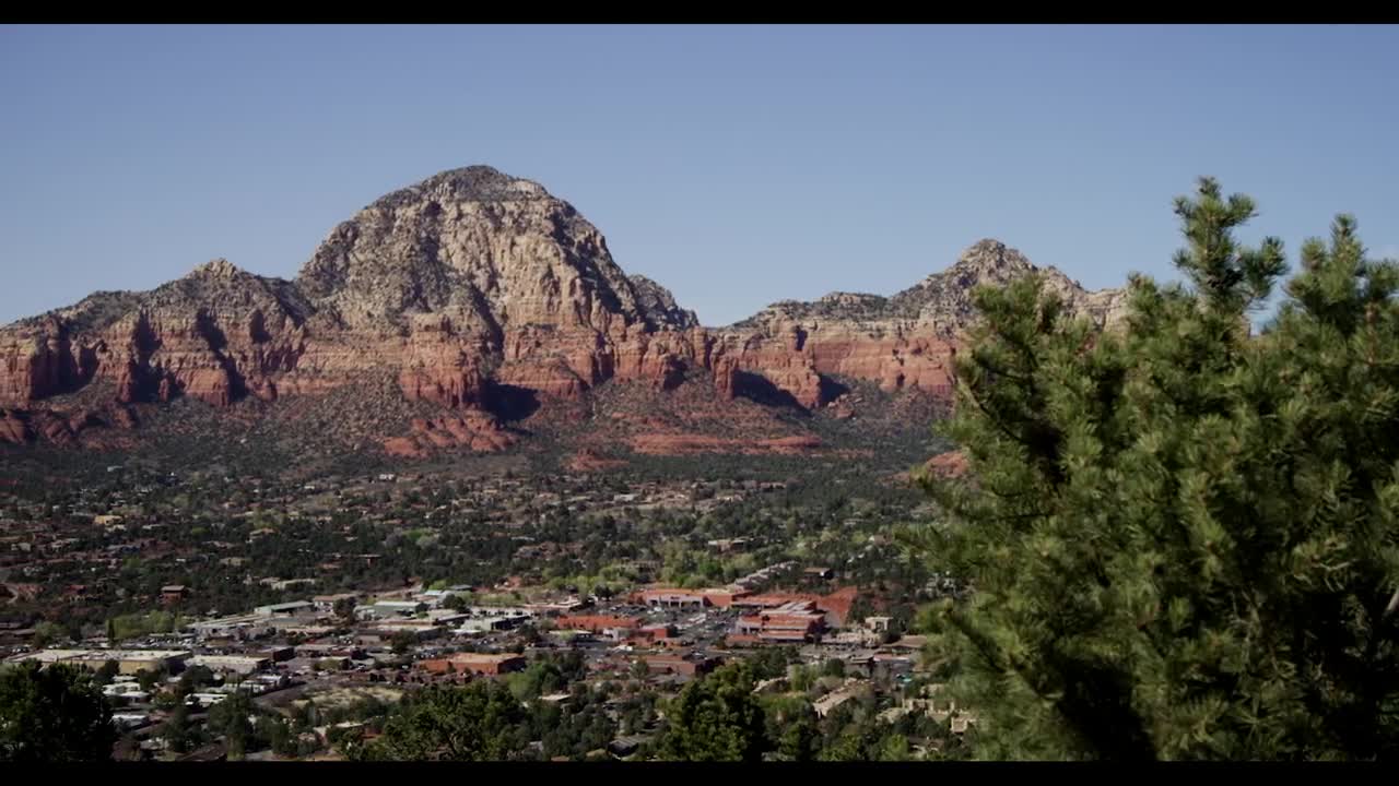 Stock Video Panoramic View From The Top Of Sedona Live Wallpaper - Free Download