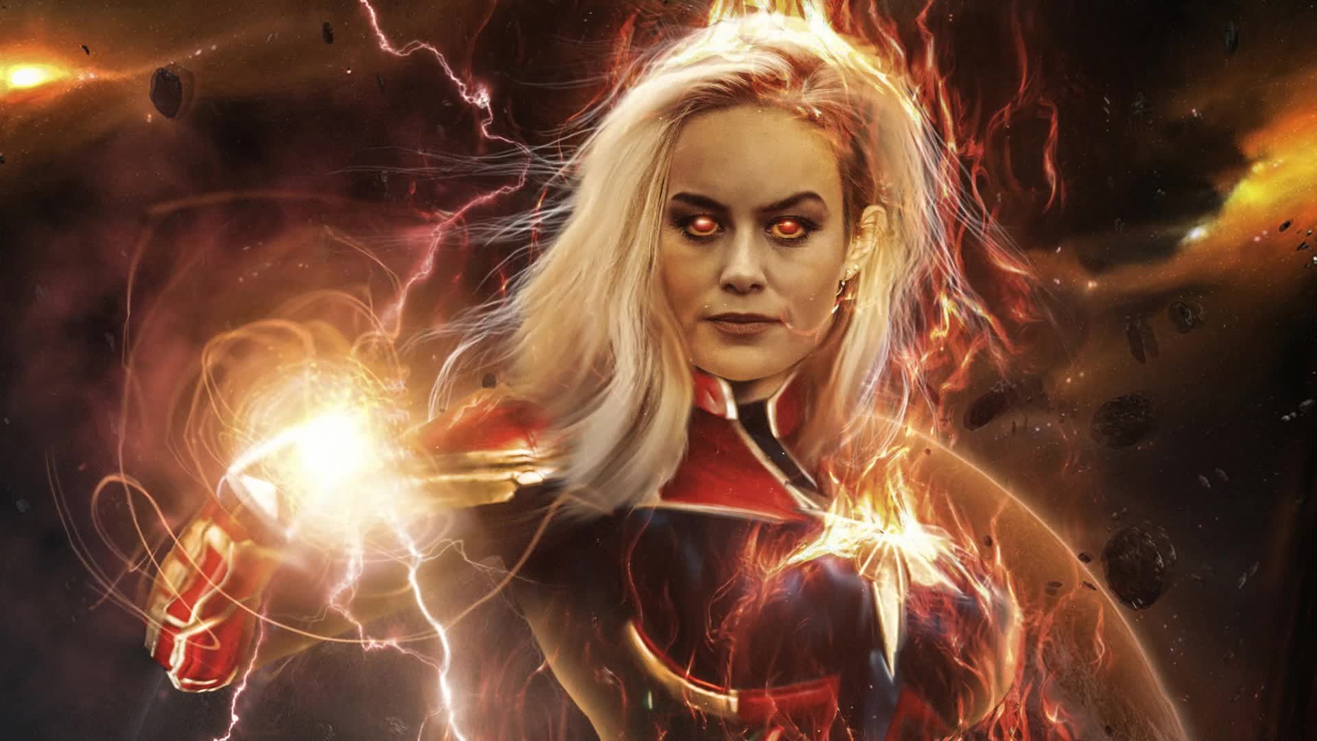 Brie  Larson  Captain  Marvel  Live  Wallpaper - Free Download