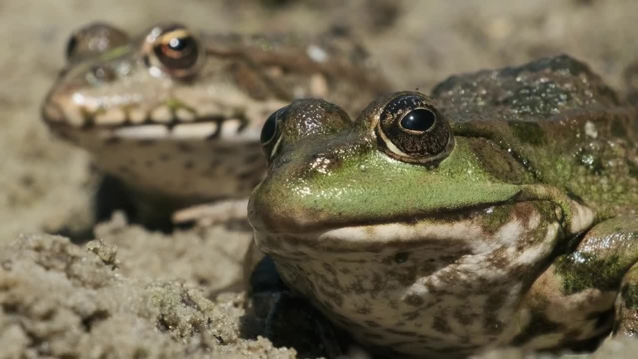 Stock Video Frogs In The Sand Side By Side Live Wallpaper For PC - Free Download