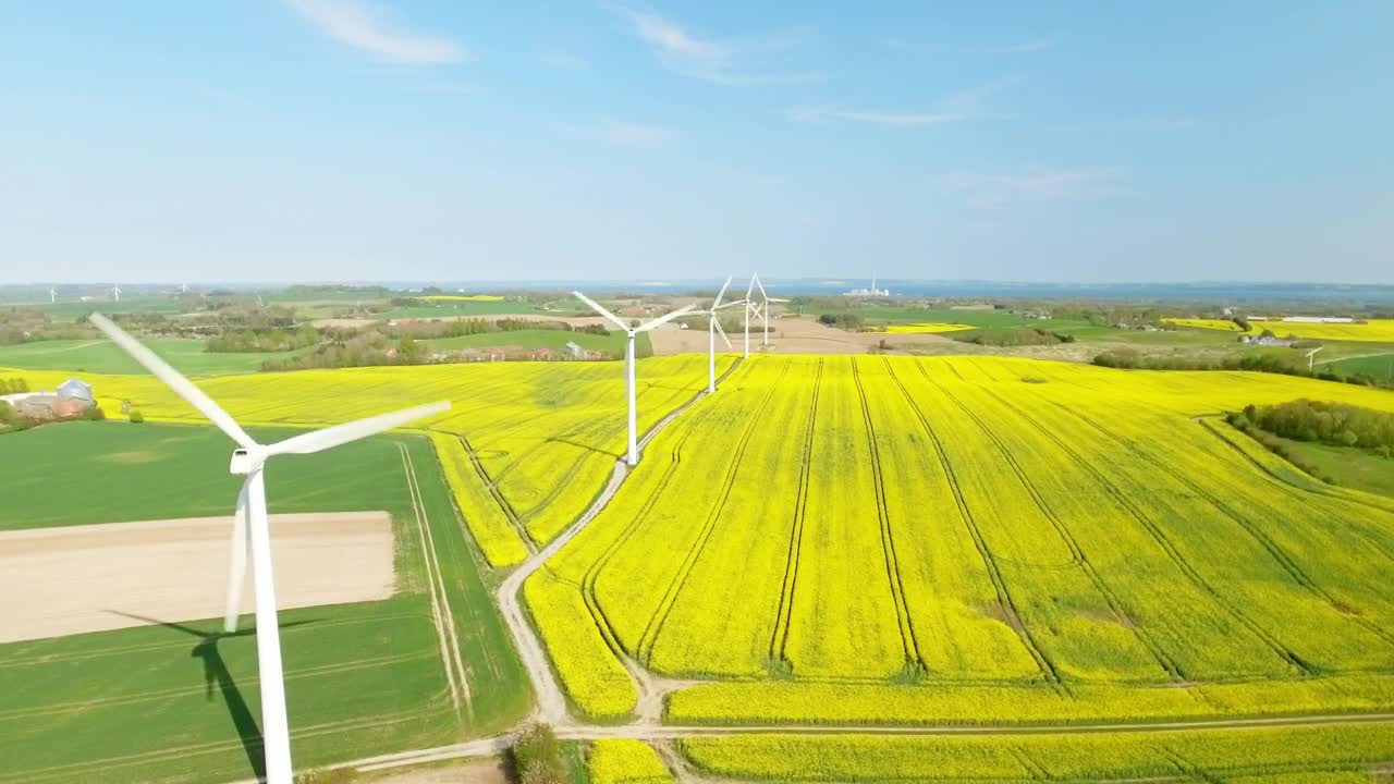 Stock Footage Wind Turbines Turning Quickly Live Wallpaper - Free Download