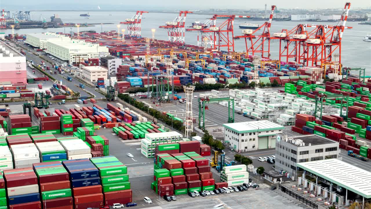 Free Stock Video Wide Container Area On A Cargo Ship Shoreline Live Wallpaper - Free Download