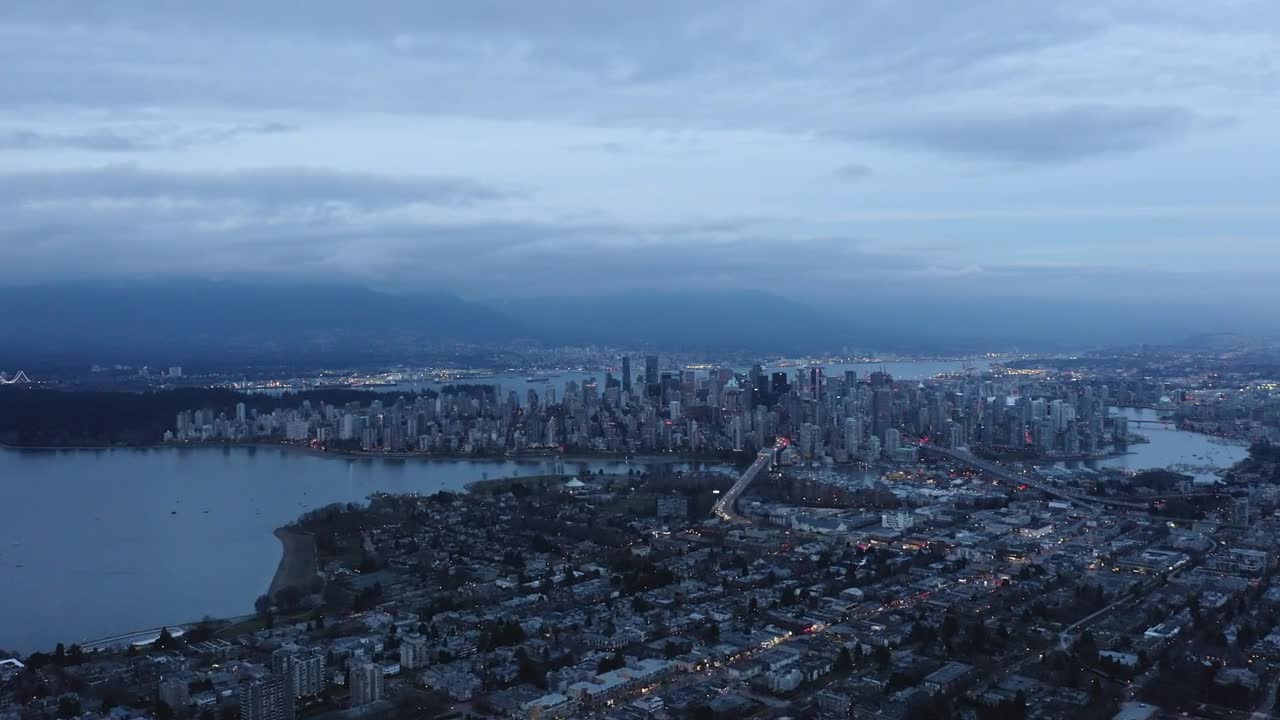 Stock Footage Vancouver City Seen From Above Live Wallpaper - Free Download