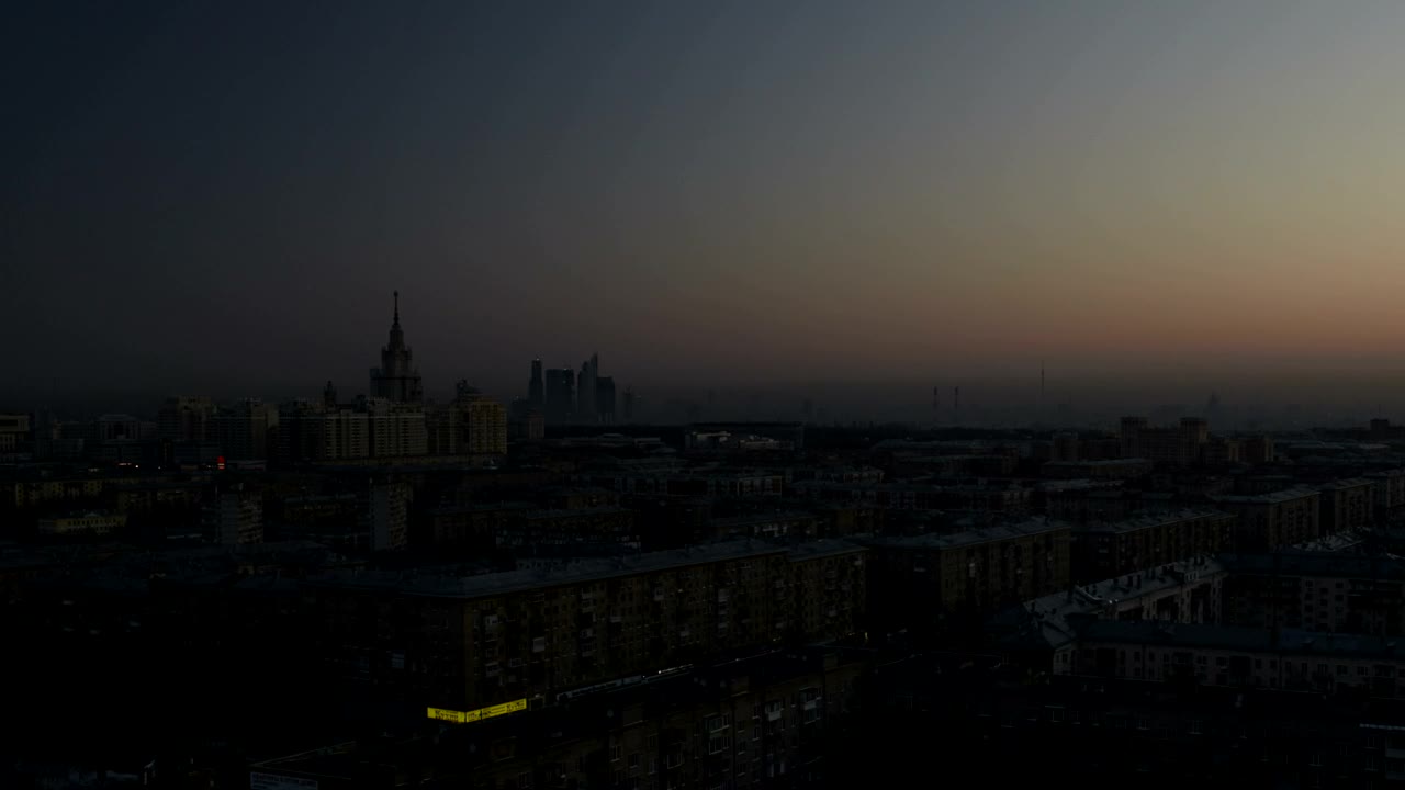 Stock Video Dawn Rising Above The City Live Wallpaper For PC - Free Download