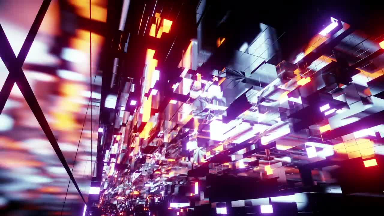 Stock Video Floating Abstract Reflective Blocks D Live Wallpaper For PC - Free Download
