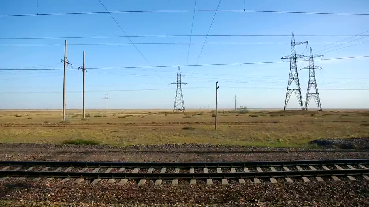 Stock Video Electric Towers From A Train In Motion Live Wallpaper For PC - Free Download