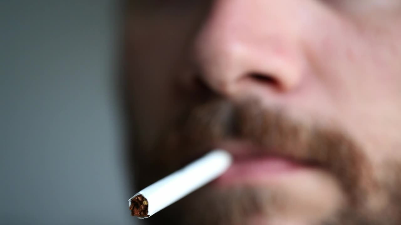 Stock Video Man Lighting A Cigar Close U Animated Wallpaper - Free Download