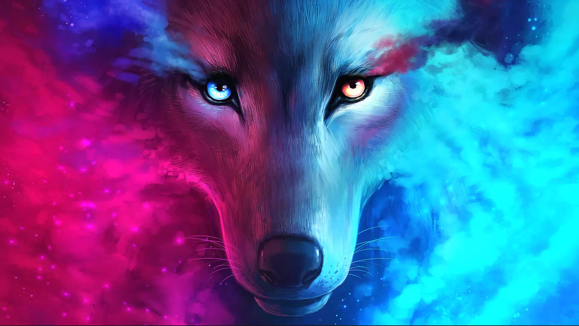 Rave Wolf Live Wallpaper - Free Download