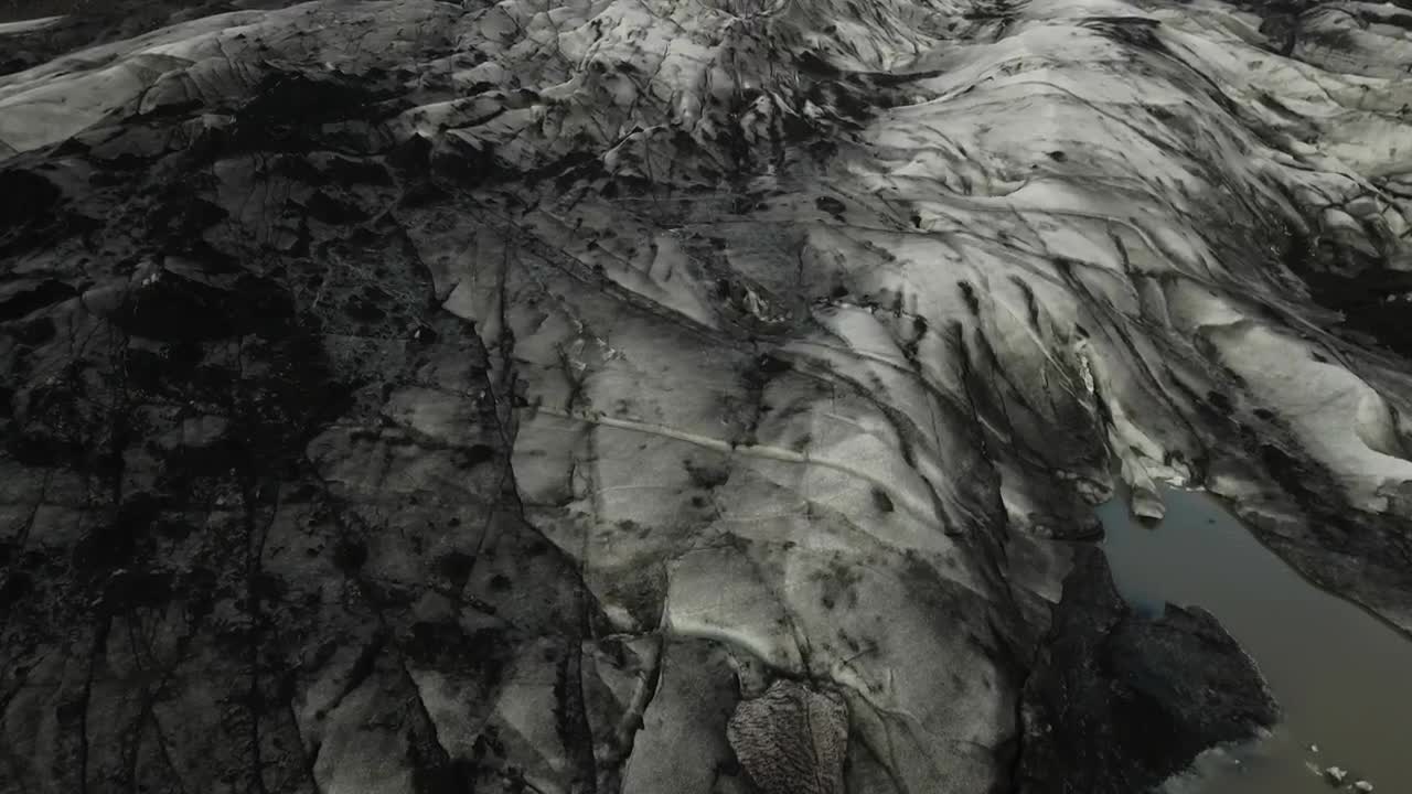 Stock Video Dark Glacier In Iceland Live Wallpaper For PC - Free Download