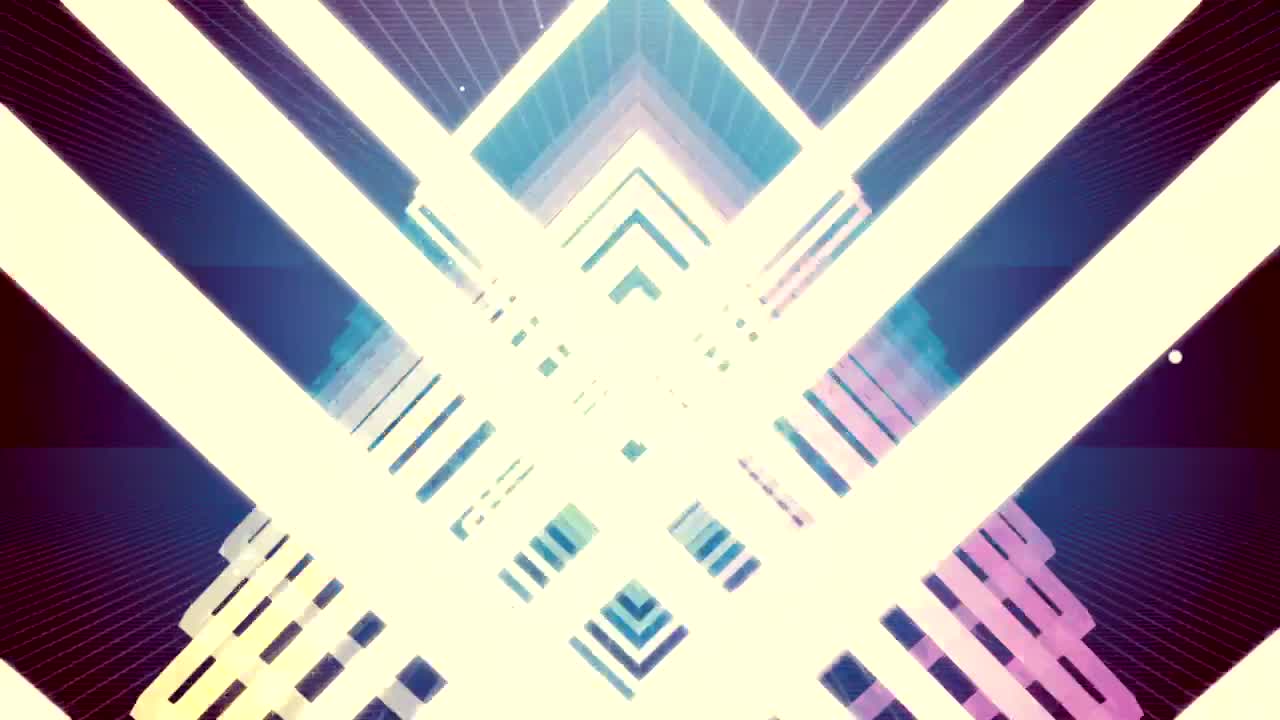 Stock Video Dancing And Flickering Columns Of Rectangular Lights Live Wallpaper For PC - Free Download