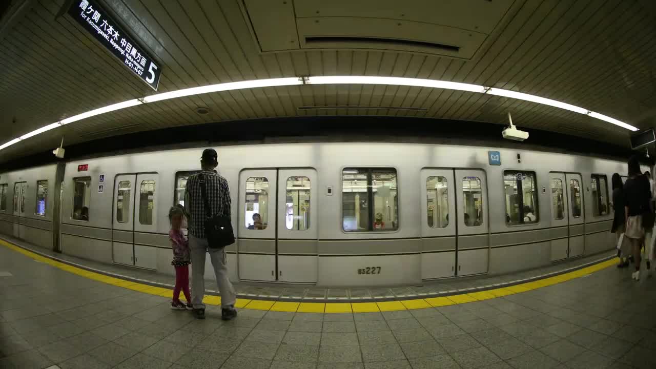 Stock Video Fisheye Lens Shot Of The Subway Arriving Live Wallpaper For PC - Free Download