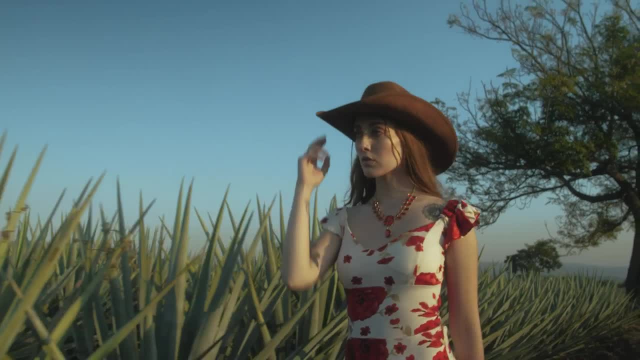 Stock Video Girl With Mexican Style Walking Through A Ranch 4238 Live Wallpaper For PC - Free Download