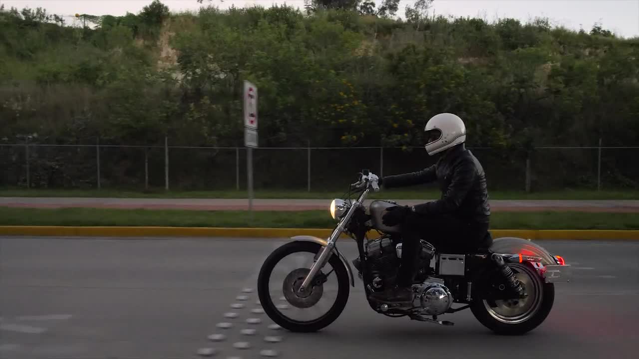 Stock Video Biker Driving On A Highway Live Wallpaper For PC - Free Download