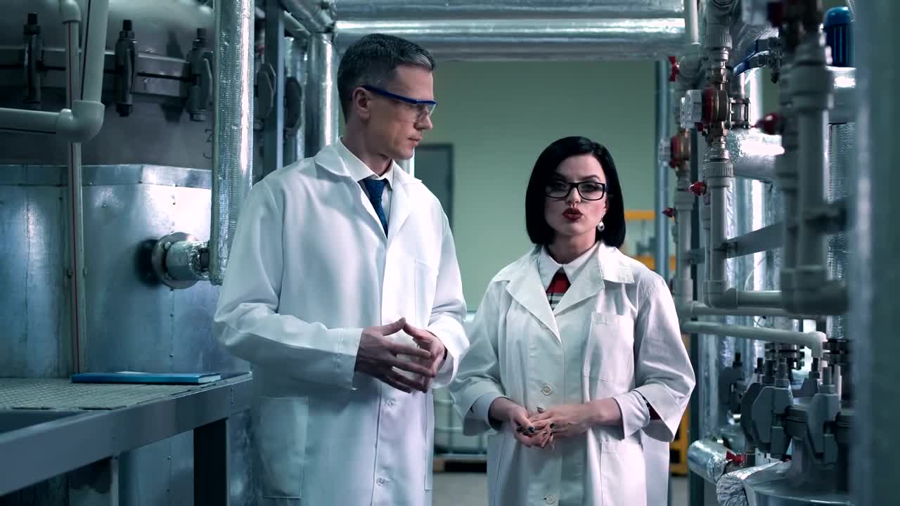 Free Stock Video Scientists Talking In The Laboratory Live Wallpaper - Free Download