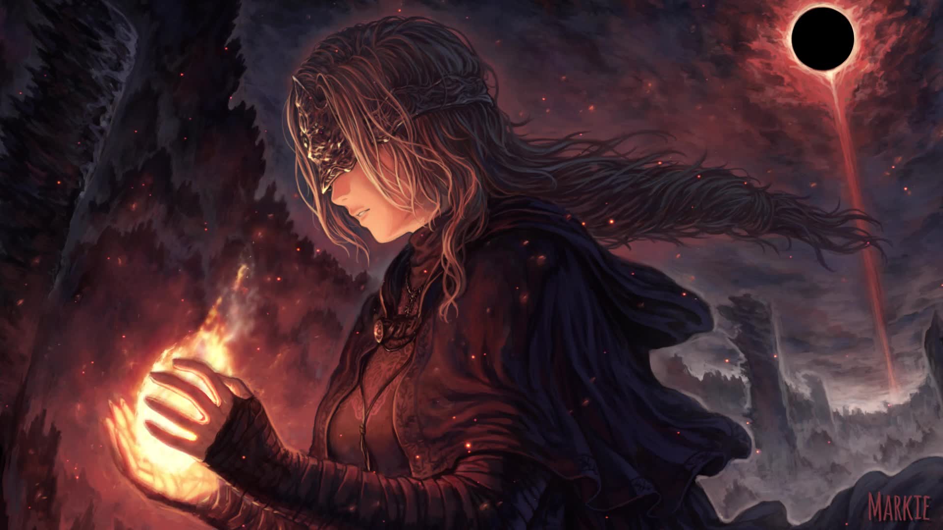 Dark Souls Fire Keeper HD Live Video Wallpaper - Free Download