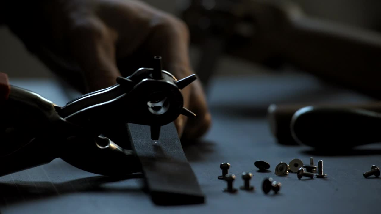 Video Stock Piercing Holes In Leather Live Wallpaper Free - Free Download