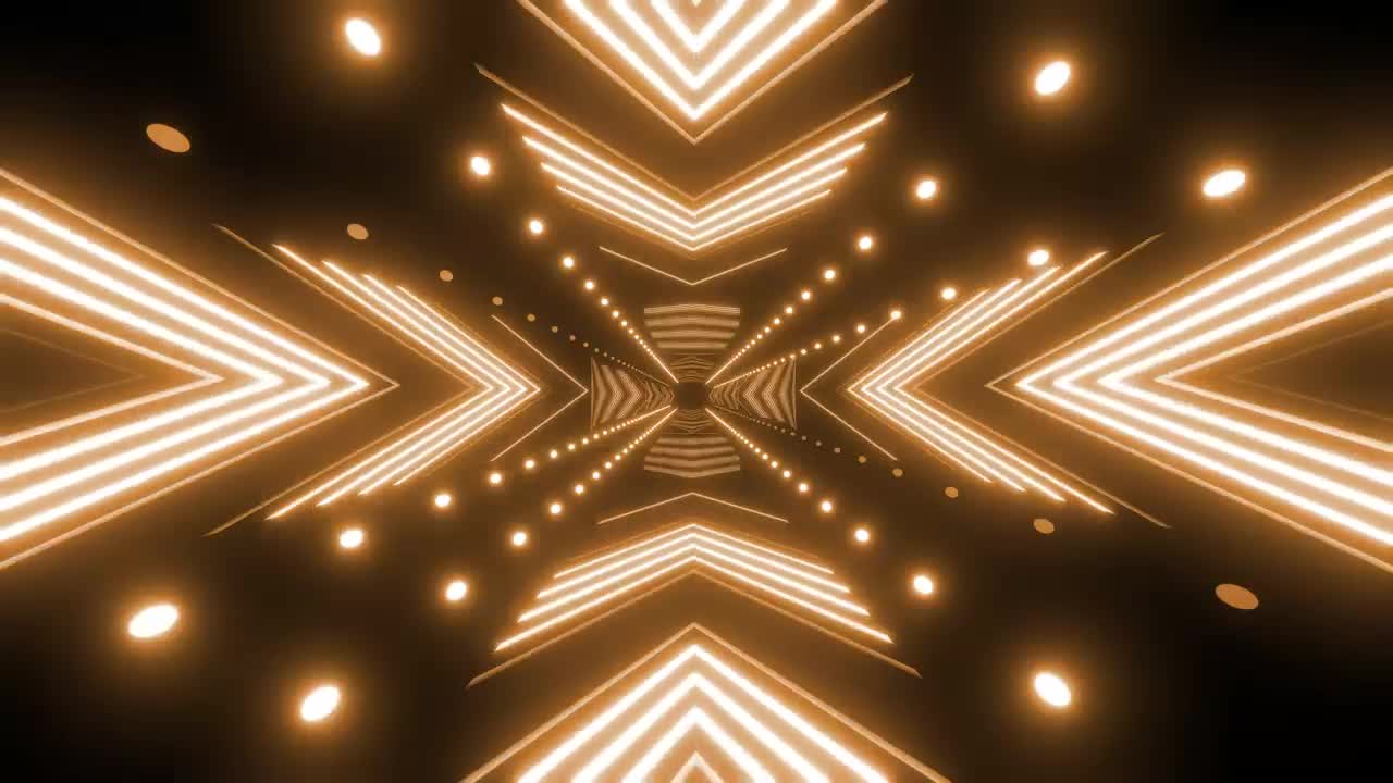 Stock Video Corridor With Neon Lights Flashing Live Wallpaper For PC - Free Download
