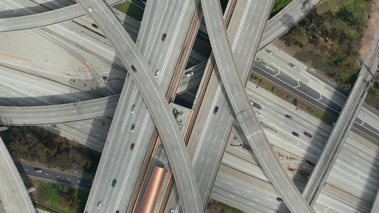 Free Video Stock Spectacular Shot Of Judge Pregerson Highway Live Wallpaper - Free Download