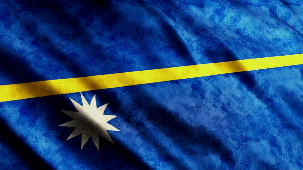 Stock Video Nauru Faded Waving Flag D Animation Live Wallpaper - Free Download