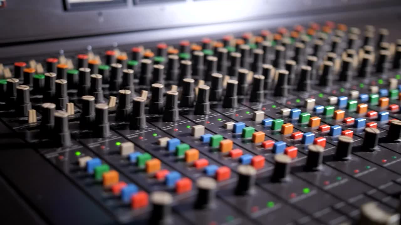 Stock Footage Using A Mixing Console Live Wallpaper - Free Download