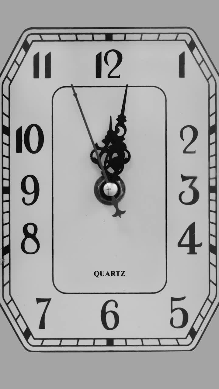 Free Video Stock surface of a rectangular analog clock Live Wallpaper - Free Download