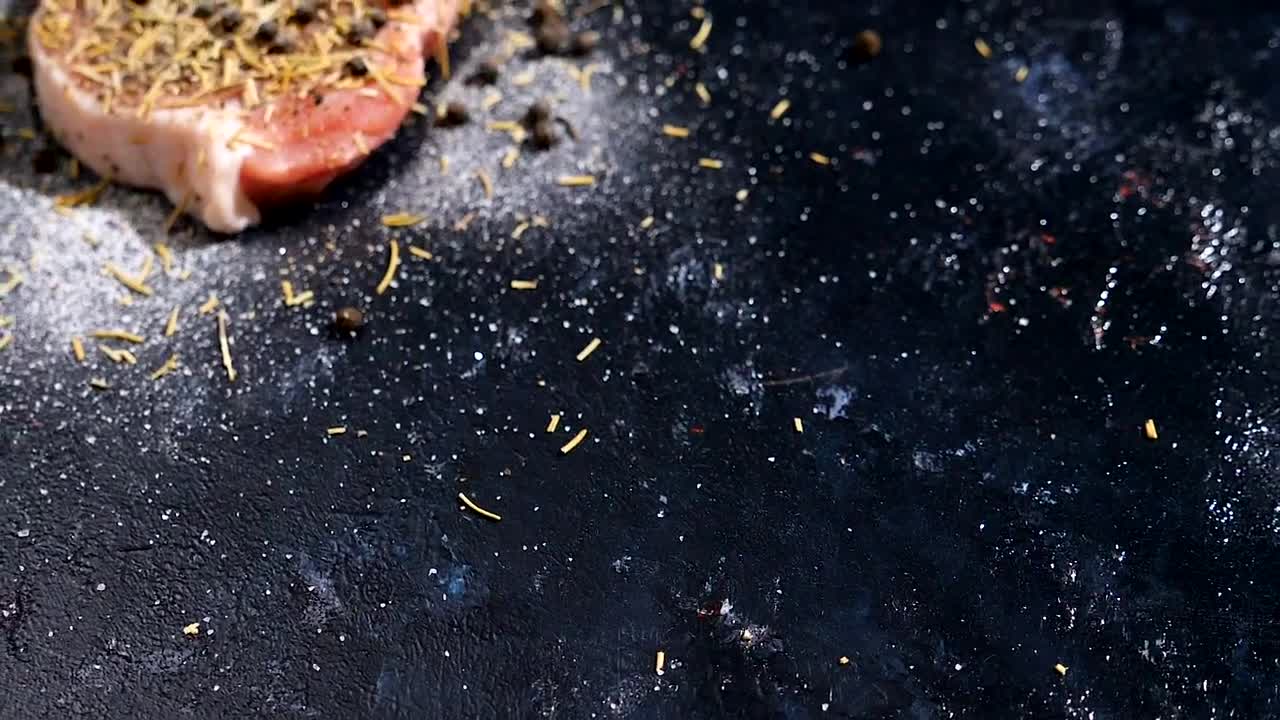 Stock Video Heavily Seasoned Pork Animated Wallpaper - Free Download
