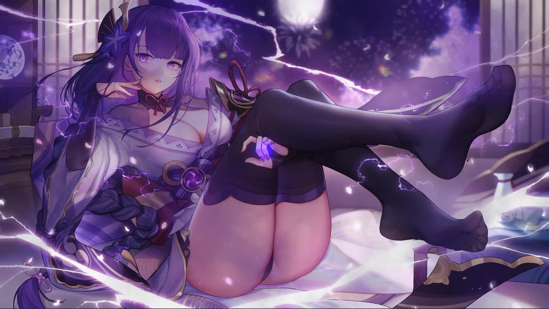 Shogun Raiden Baal Genshin Impact Live Wallpaper - Free Download
