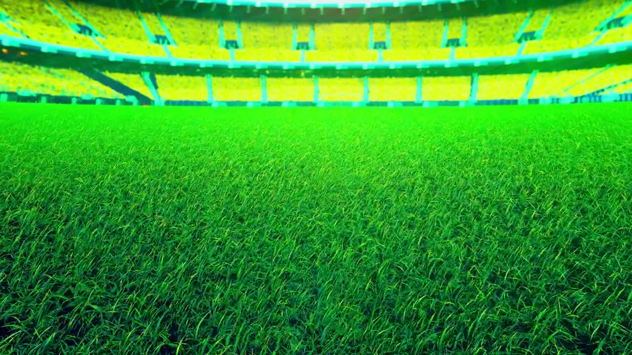 Stock Video Flying Low On A Pitch In An Empty Stadium Live Wallpaper For PC - Free Download