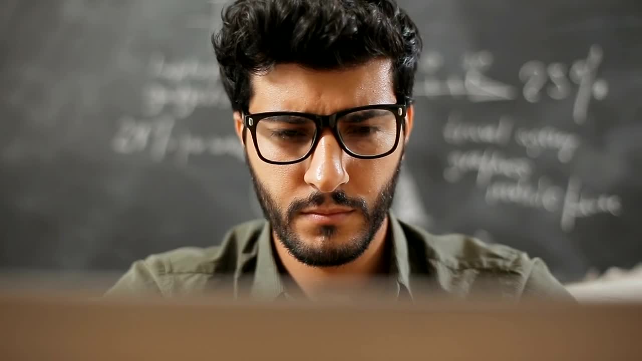 Free Video Stock Stressed Man Working On Laptop Tries To Solve Problem Live Wallpaper - Free Download