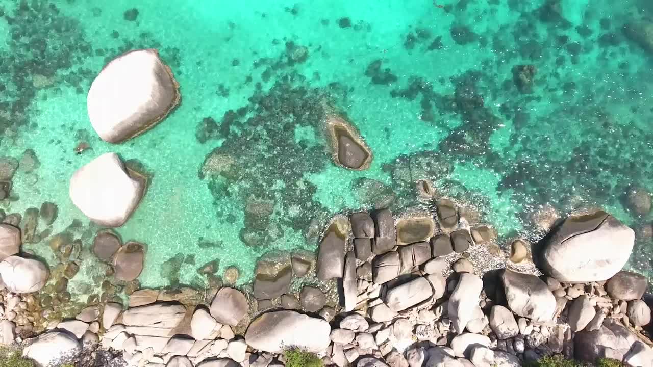 Free Stock Video Rocky Coast With Turquoise Sea Live Wallpaper - Free Download