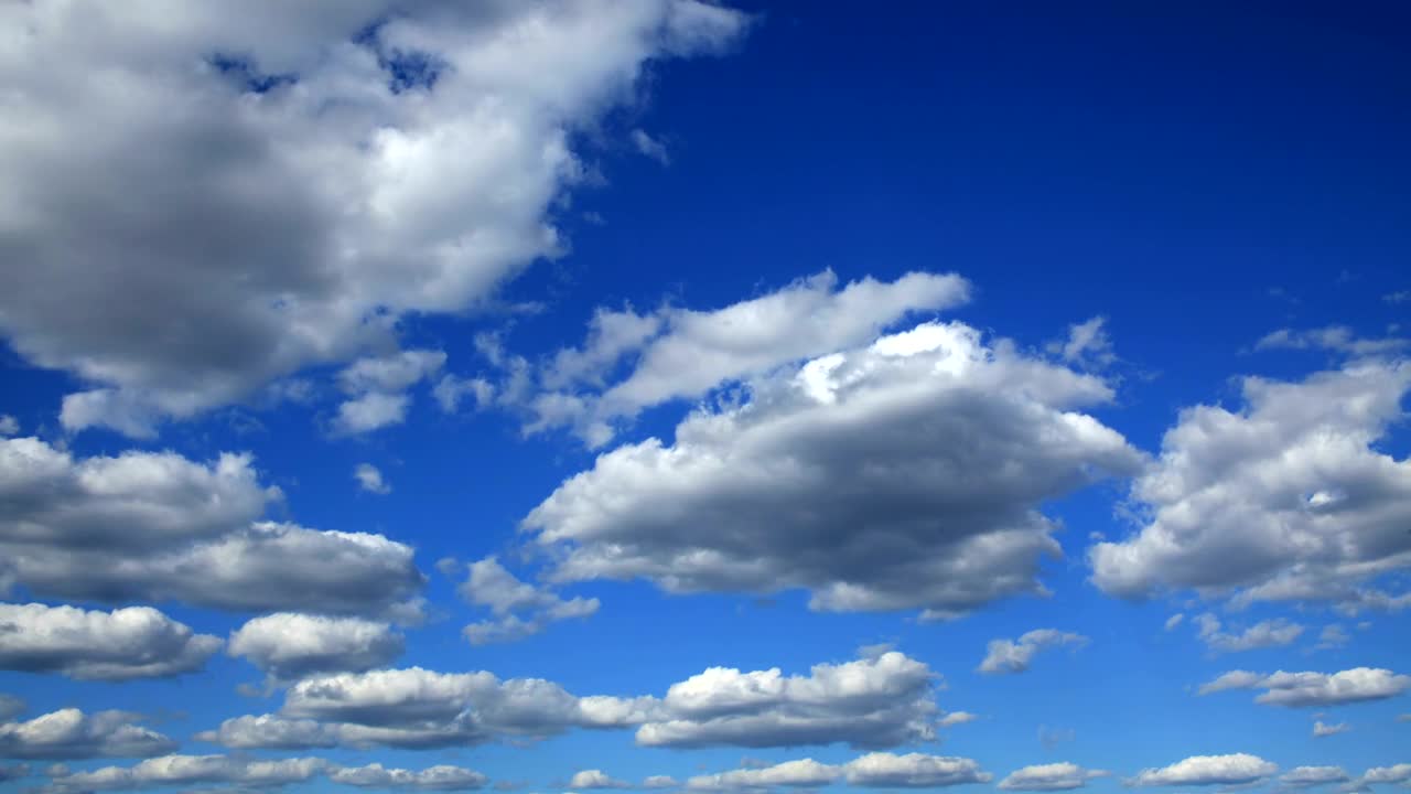 Stock Video Cloudy Sky Against A Blue Gradient Live Wallpaper For PC - Free Download
