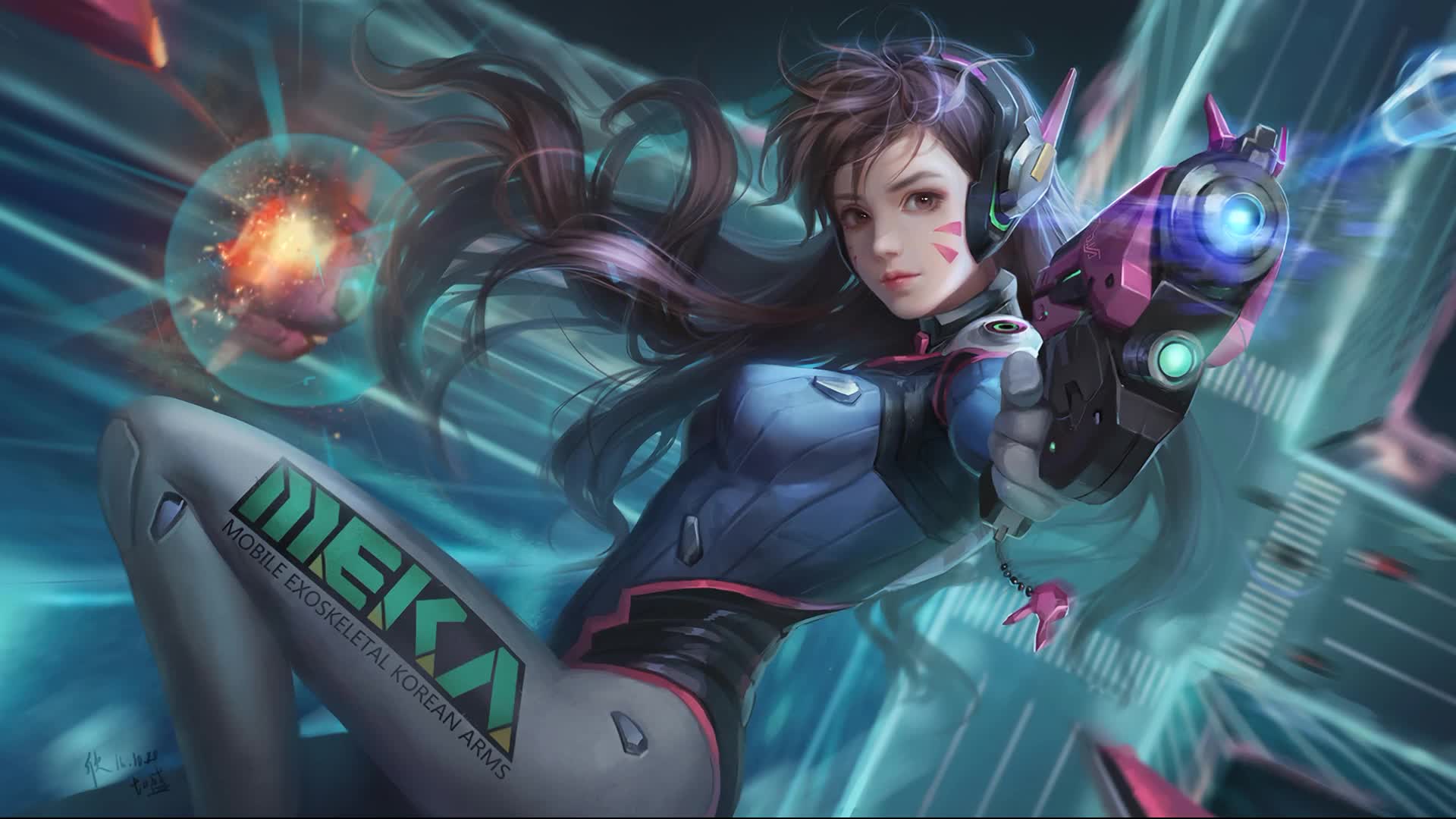 D.Va  Skyfall  Live  Wallpaper - Free Download