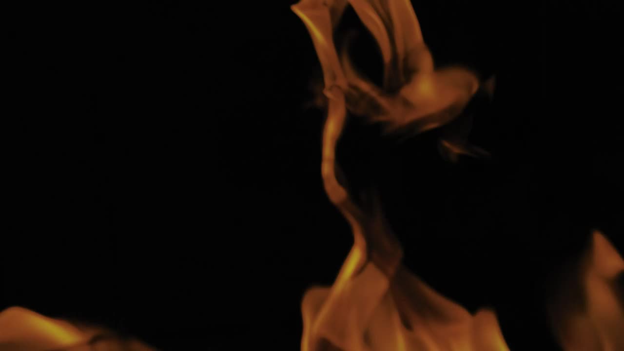 Stock Video Flames Up And Down With Black Background Live Wallpaper For PC - Free Download