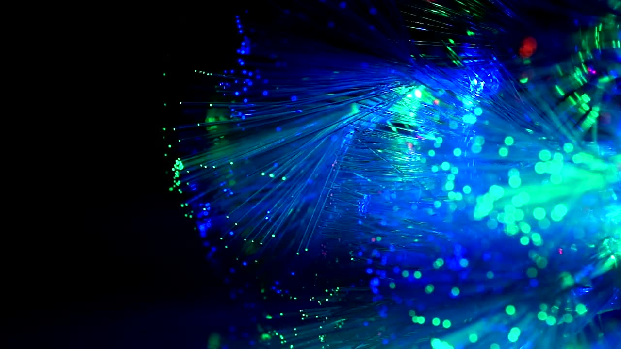 Stock Video Optic Fiber Glowing In Blue Live Wallpaper - Free Download