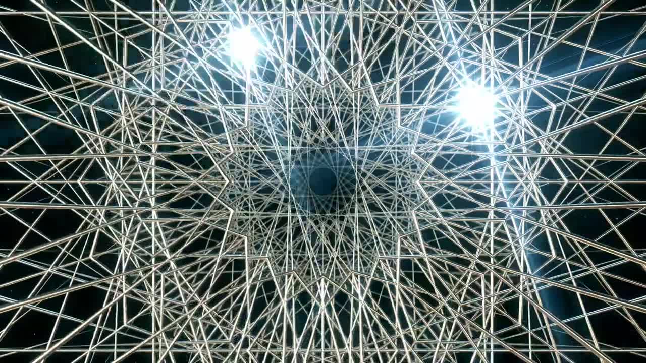 Stock Video Geometric Figures Of Metal Networks Live Wallpaper For PC - Free Download