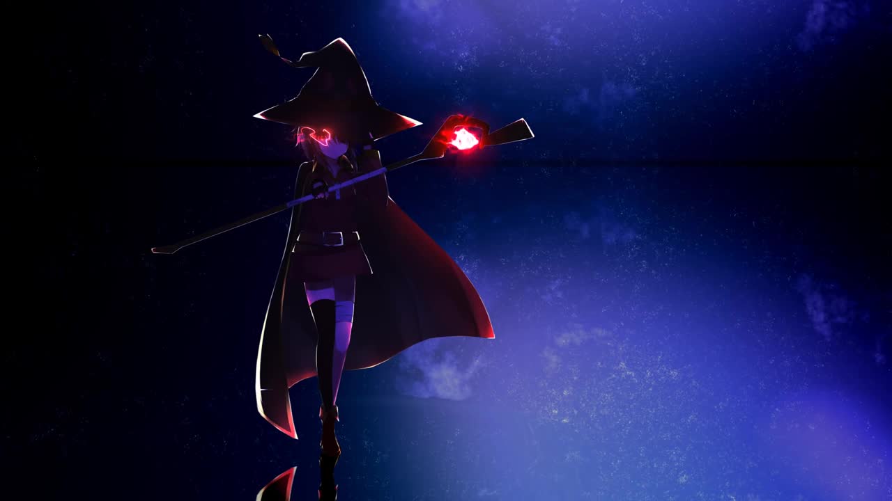 Badass Megumin Animated Wallpaper - Free Download
