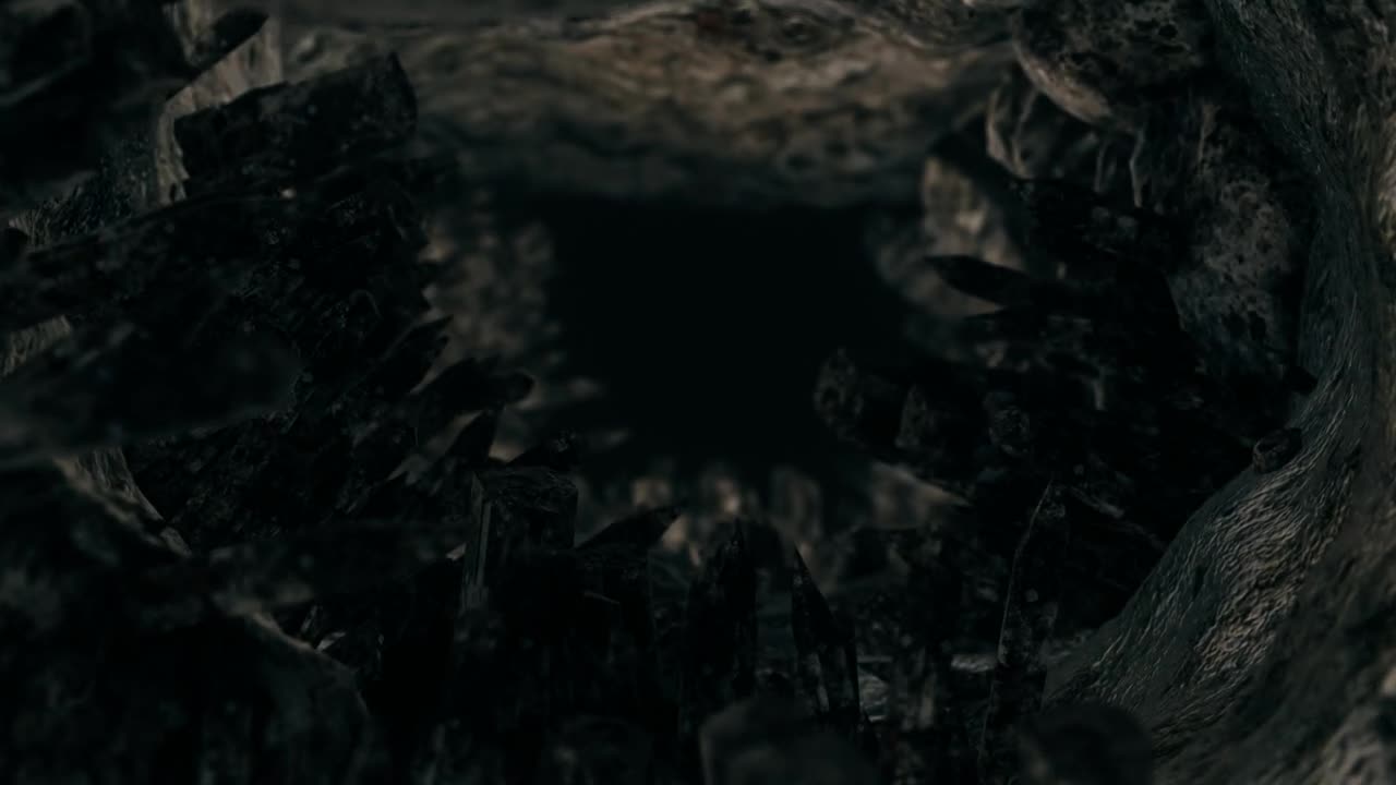 Stock Video Flying Through A Dark Cave Live Wallpaper For PC - Free Download