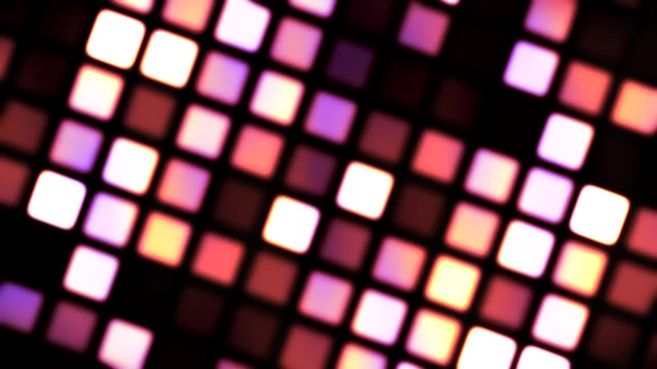Free Stock Video Retro Wall Texture With Square Flickering Lights Live Wallpaper - Free Download