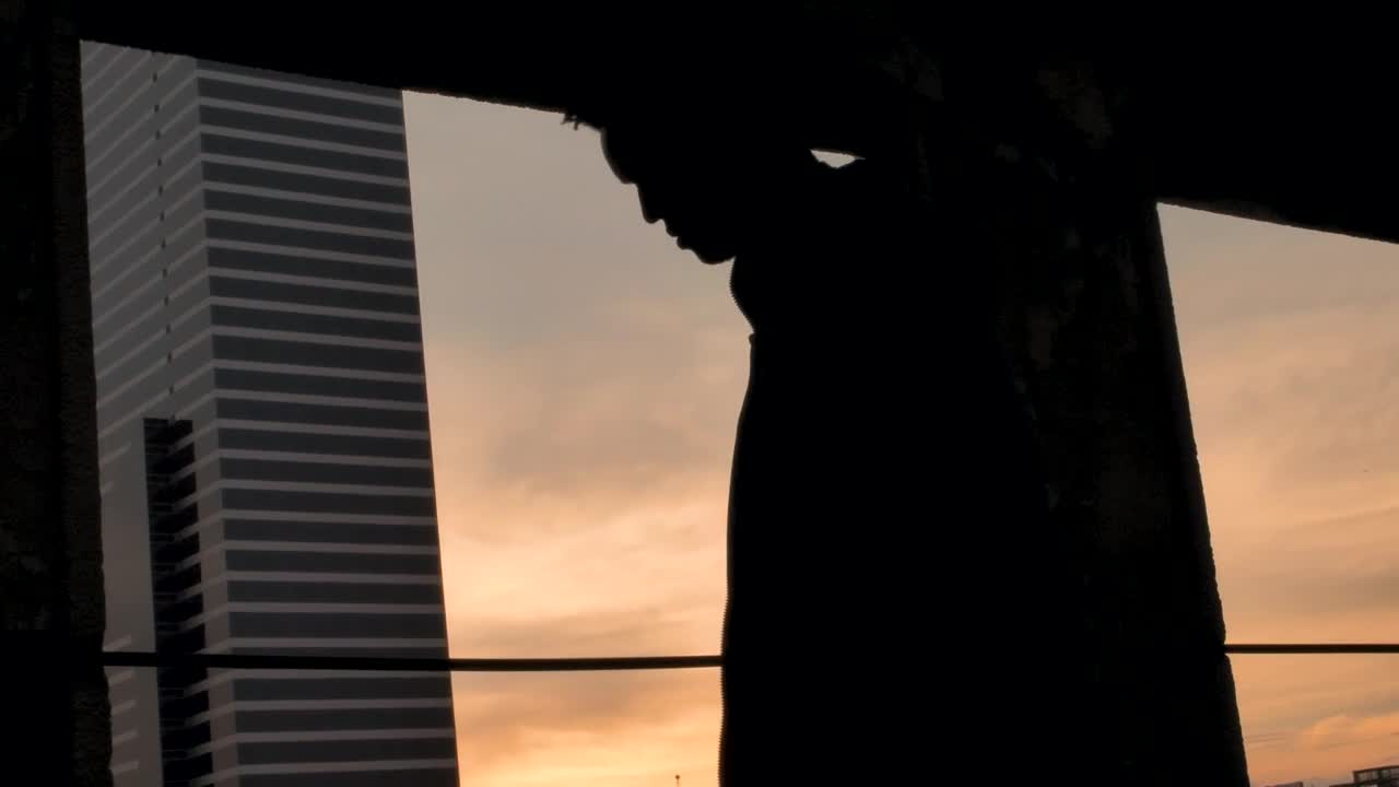 Stock Video Man Stands In The Shadow Animated Wallpaper - Free Download