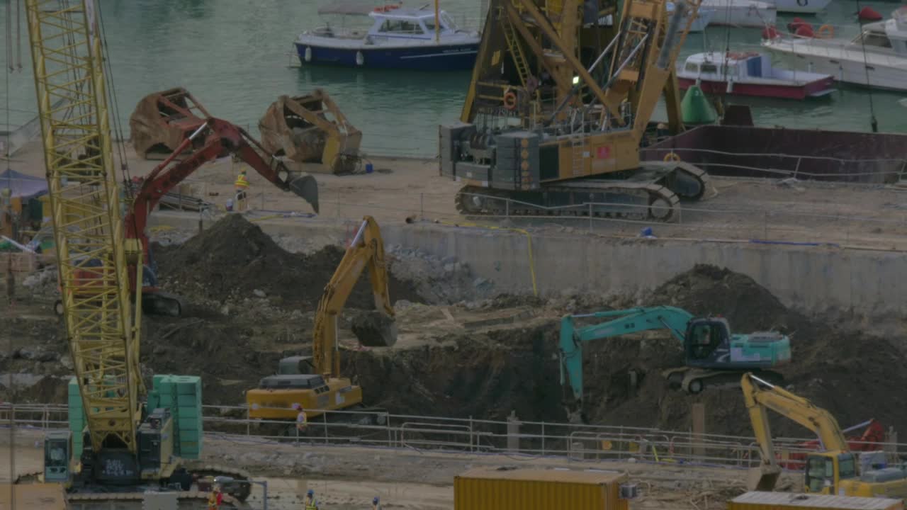 Stock Video Cranes Clearing A Drydock Live Wallpaper For PC - Free Download