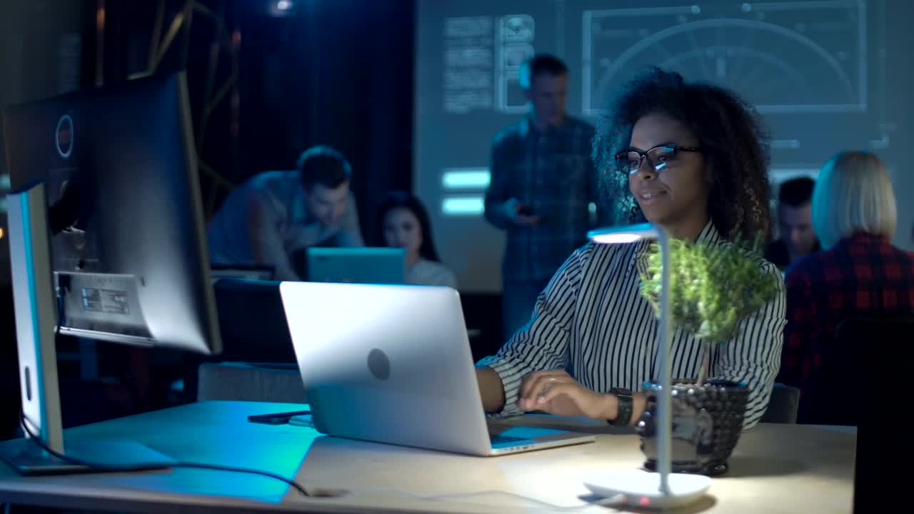 Stock Video Exhausted Woman Closing The Laptop Live Wallpaper For PC - Free Download