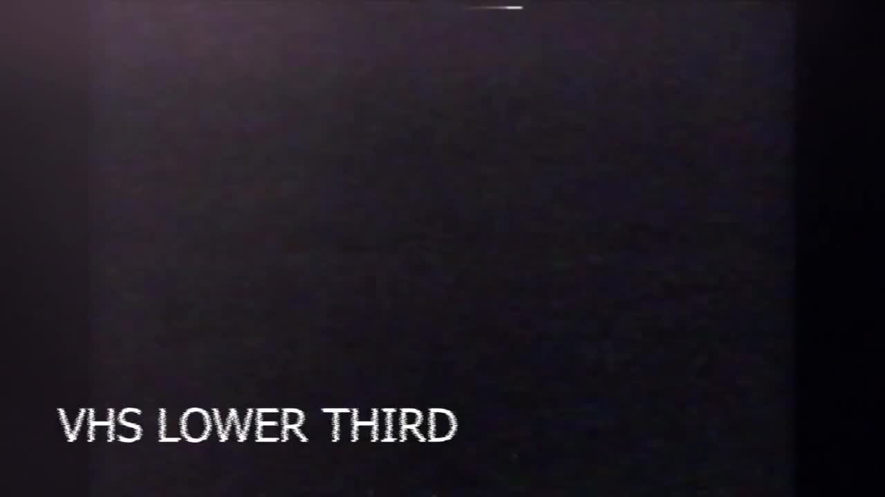 Free Stock Video Vhs Lower Third With Overlay Live Wallpaper - Free Download
