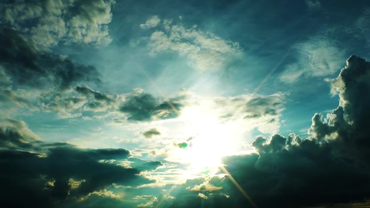 Free Video Stock the sun behind the black clouds Live Wallpaper - Free Download