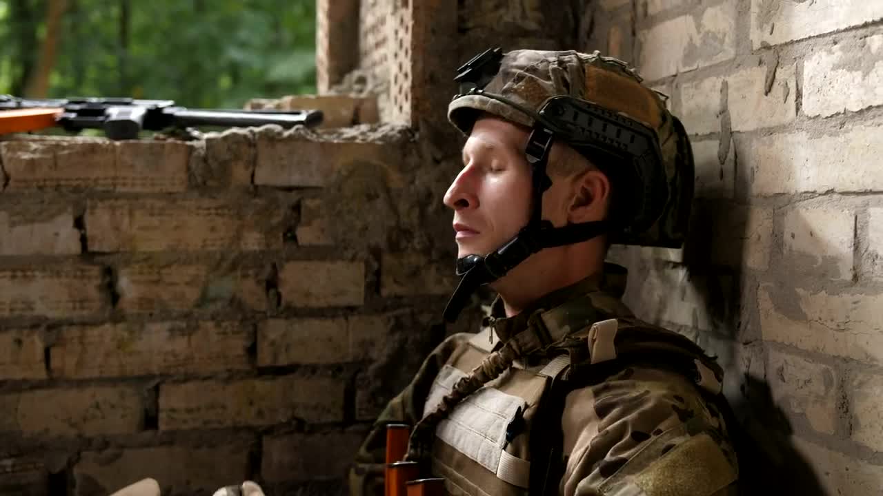 Free Video Stock Stressed Infantryman Live Wallpaper - Free Download