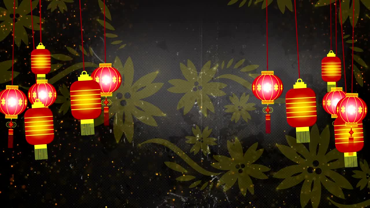Video Stock Chinese Lantern Lights D Animation Live Wallpaper For PC - Free Download