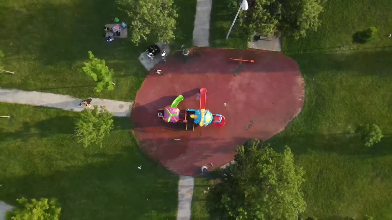 Free Video Stock Small Playground In The Middle Of A Large Park  LargeLive Wallpaper - Free Download