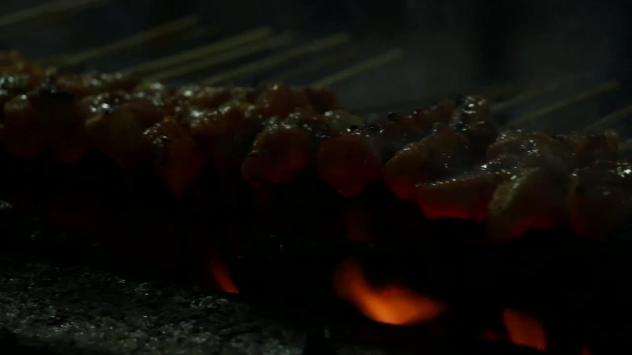 Stock Video Cooking Meat Outside Live Wallpaper For PC - Free Download
