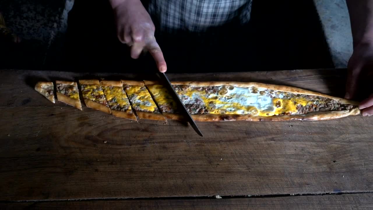 Video Stock Chef Slicing A Turkish Dish Live Wallpaper For PC - Free Download